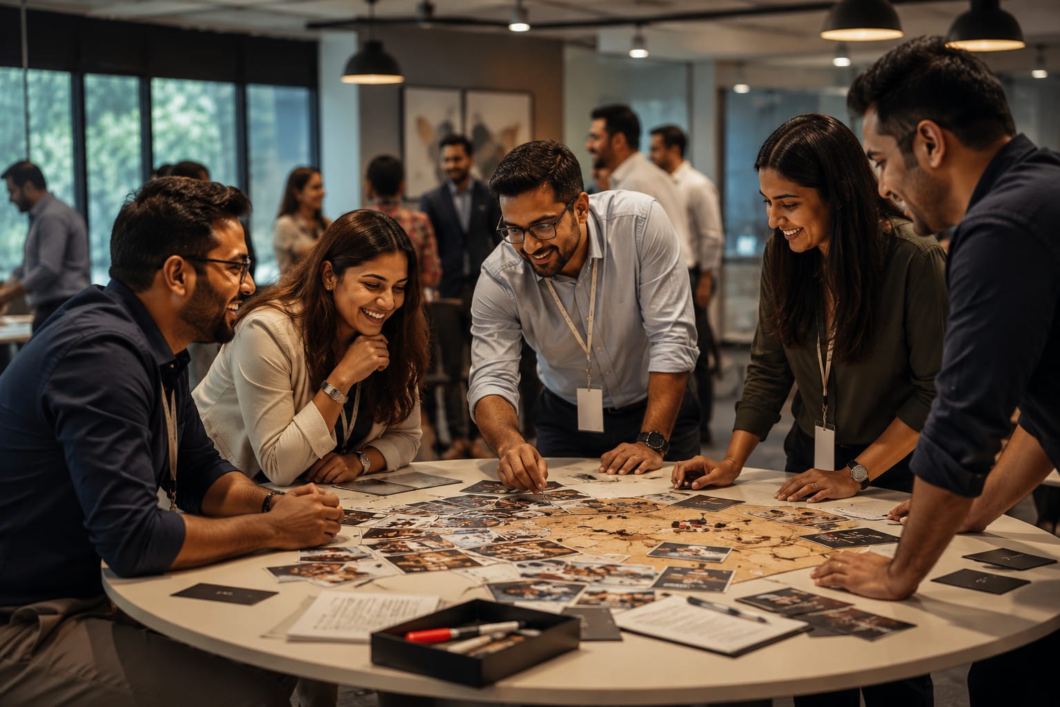 Corporate team experience