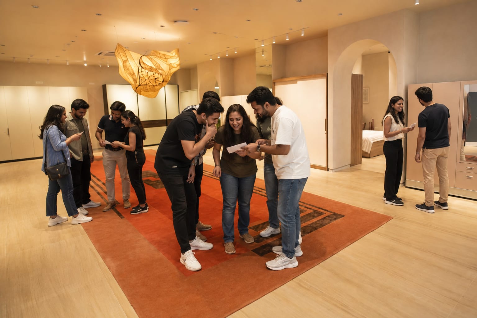 Team solving clues